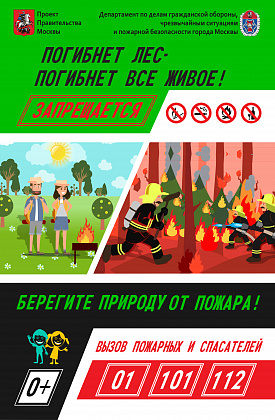 Берегите природу от пожара!